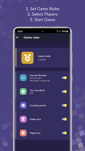 Your Turn - board game stats Screen 2