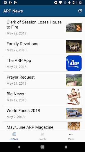Android application The ARP screenshort