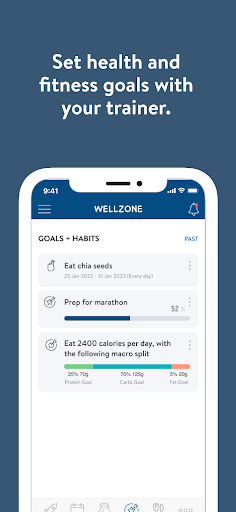 Wellzone App Screen 3