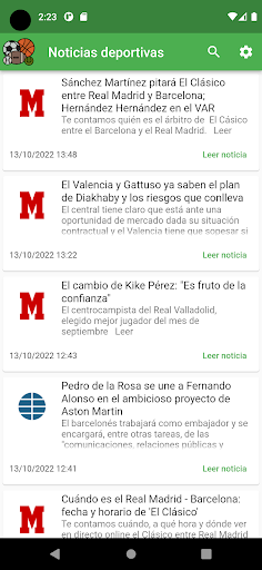 Noticias Deportivas Screen 2