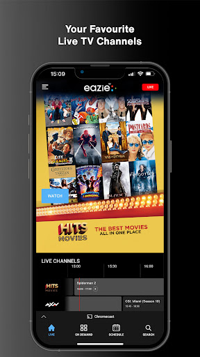 Android application Eazie TV screenshort