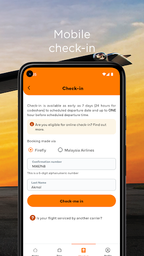 Screenshot of Firefly Airlines