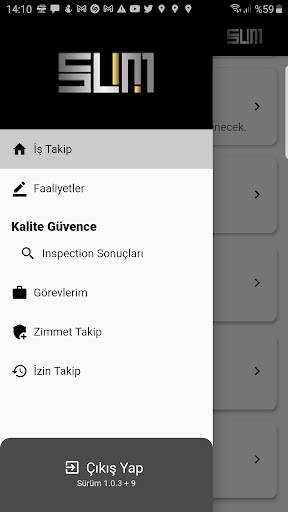 Android application Sum Yazılım screenshort
