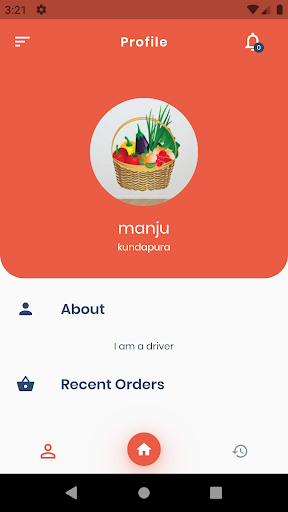 Android application Go 4 food delivery screenshort