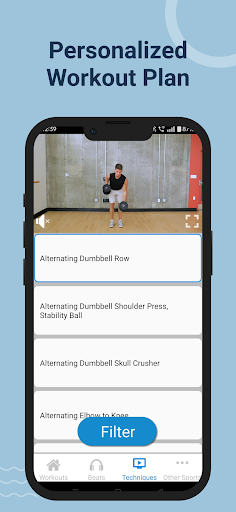 Screenshot of Triceps, Biceps, Forearms