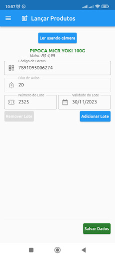 App Crol – Validade Inventário Screen 2