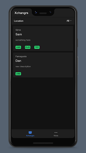 Android application Xchangr: Naira Exchange Cyprus screenshort
