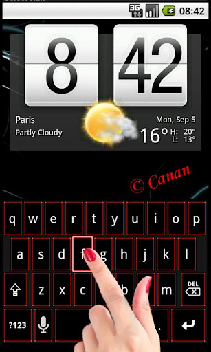 KB Skin : SmartRed Screen 3