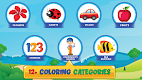 screenshot of Kids Coloring Book Color Learn