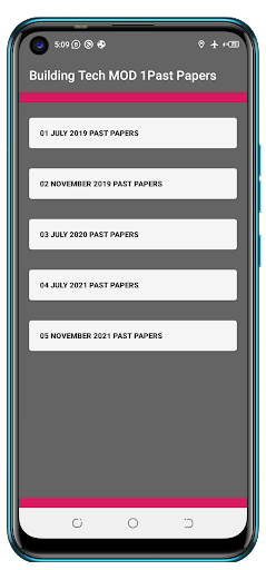Building Tech MOD1 Past Papers Screen 3
