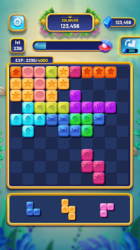 Android application Sea Block 1010 screenshort