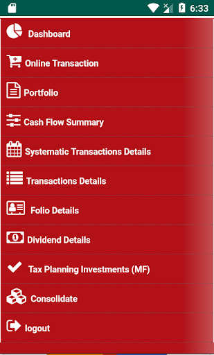 Android application WealthFirst RIA screenshort