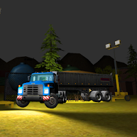 Sand Transport Truck 3D: Night