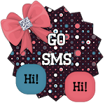 GO SMS THEME - Bow Glitz 8 icon