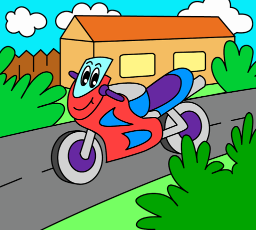 Coloring pages for children : transport  screenshots 20