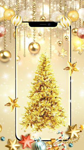Gold Christmas Theme Screen 2