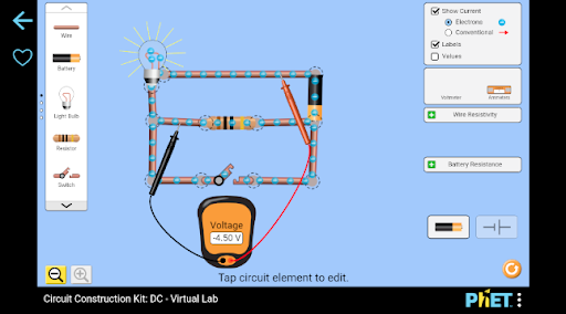 PhET Simulations Screen 3