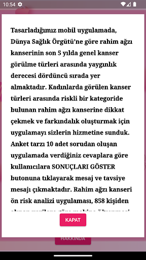 Rahim Kanseri Analizi Screen 2