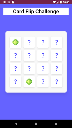 Card Flip Challenge Memory Screen 2