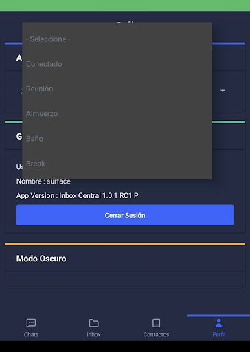 Inbox Central Mobile Screen 3