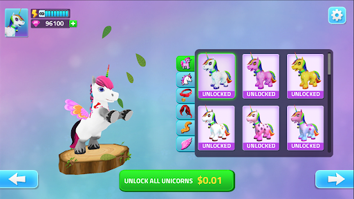 لعبه Unicorn Games: Pony Wonderland apk مهكر3