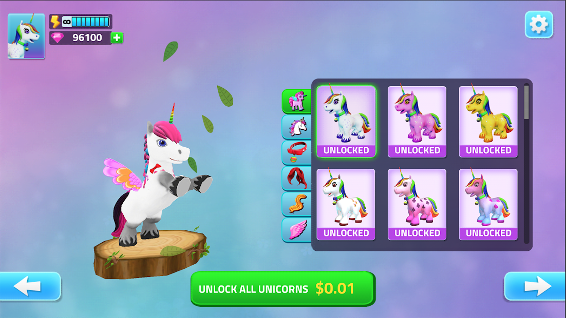 Screenshot 6 Unicorn Game Wild Fun Life android