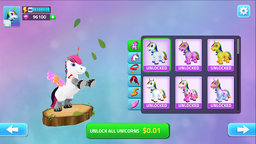 Captura de Pantalla 4 Unicorn Games: Pony Wonderland android