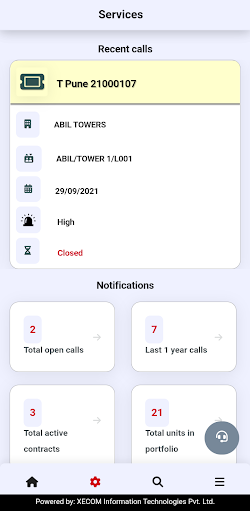 MyAceService Demo Screen 3