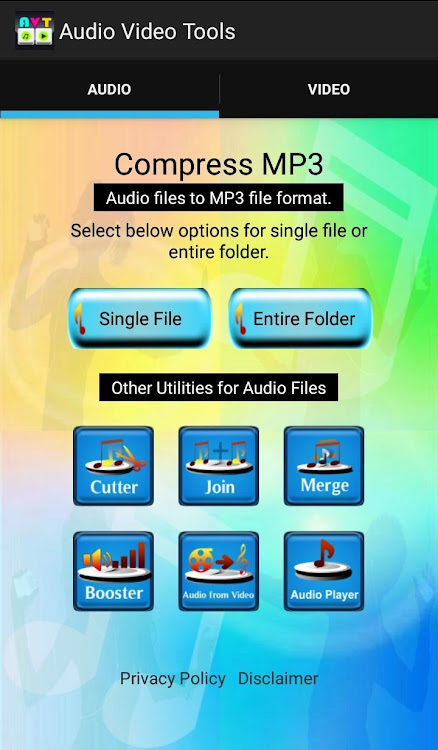 Audio Video Tools: Compressor - S2.1.3264.129 - (Android)