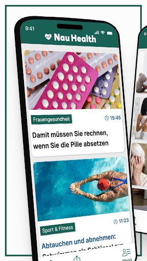 Android application Nau Health screenshort