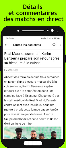 ActuFoot Screen 3
