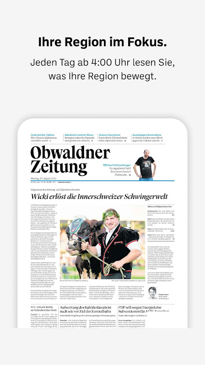 Obwaldner Zeitung E-Paper - 6.18 - (Android)