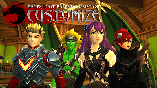 AdventureQuest 3D MMO RPG Mod Apk v1.88.0 (Move Speed/Fly) Free For Android 3