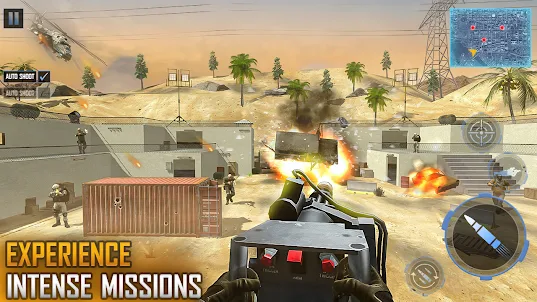 FPS 총 슈팅 게임: 전쟁 게임 테러리스트 공격 게임