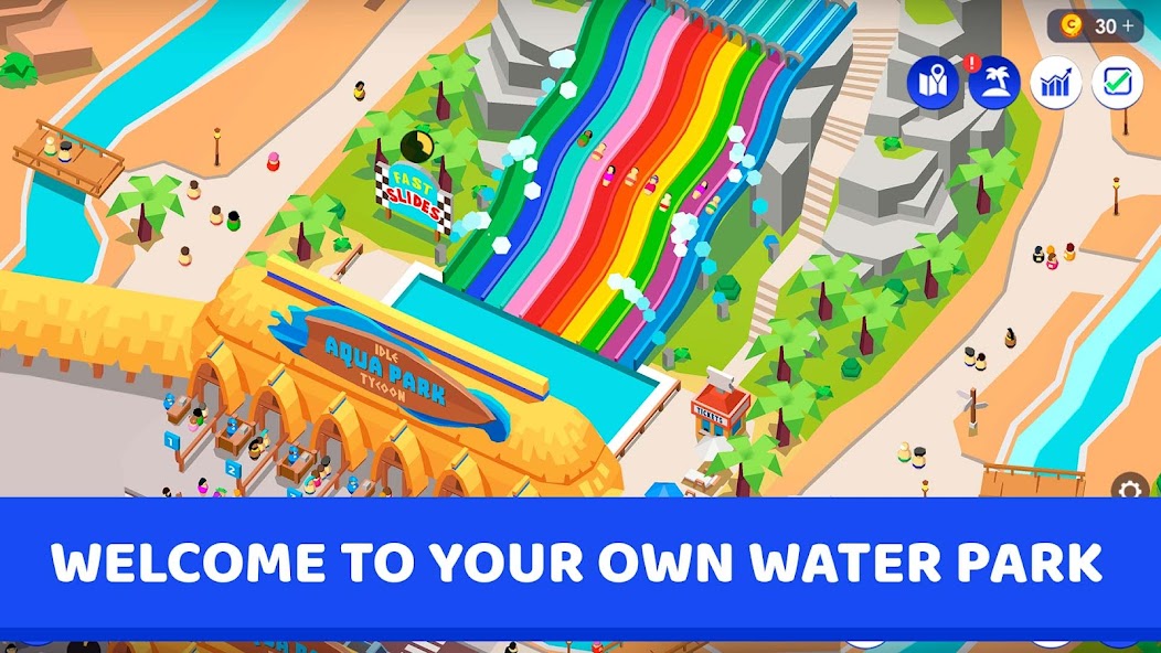 Idle Theme Park Tycoon capturas de pantalla