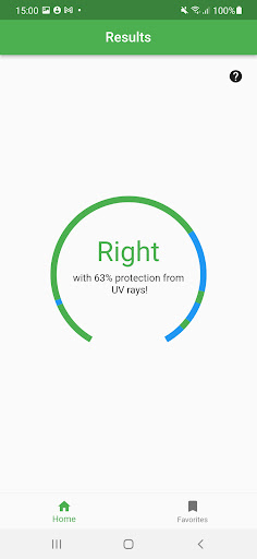 Android application SunBeGone screenshort