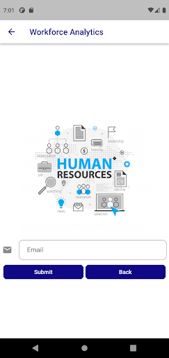 Android application Workforce Analytics screenshort