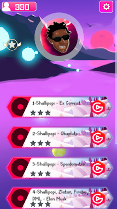 Shallipopi Music Tiles Hop - Screenshot 1