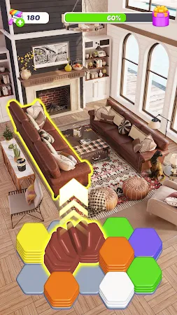 Game screenshot Hexa Rush: ASMR Home hack