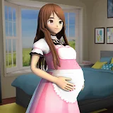 Pregnant Mom Anime Family Life icon