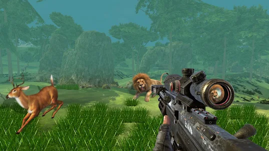 사슴 사냥 게임: 공룡 사냥꾼: 동물 슈팅 게임