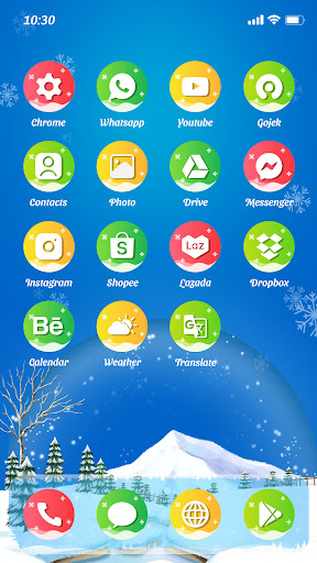 Wow Christmas Fantasy Theme Screen 2