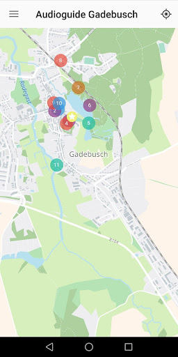 Android application Audioguide Gadebusch screenshort