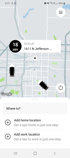 Springfield Yellow Cab Co Screen 2