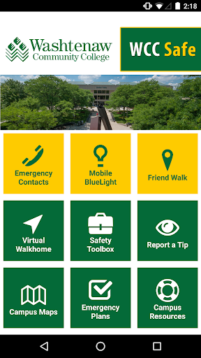 Android application WCC Safe screenshort