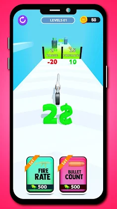 Money Merge Shoot! Gun Rush 3D - Screenshot 1