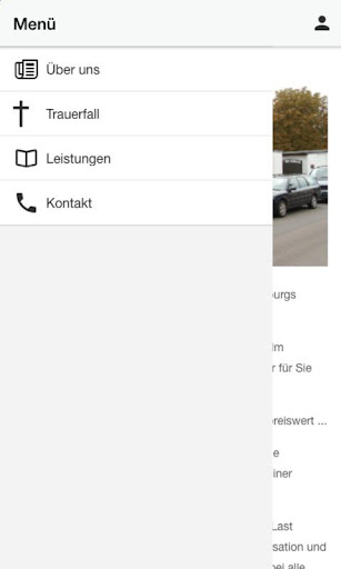 Android application Bestattungsinstitut Bernburg screenshort