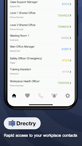 Android application Drectry screenshort
