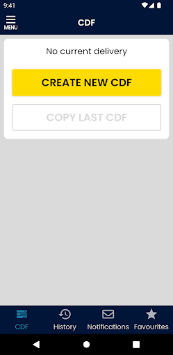 Android application CBH CDF screenshort