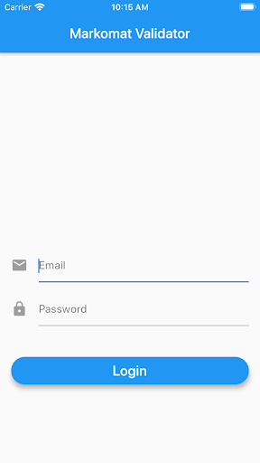 Android application Markomat Ticket Validator screenshort
